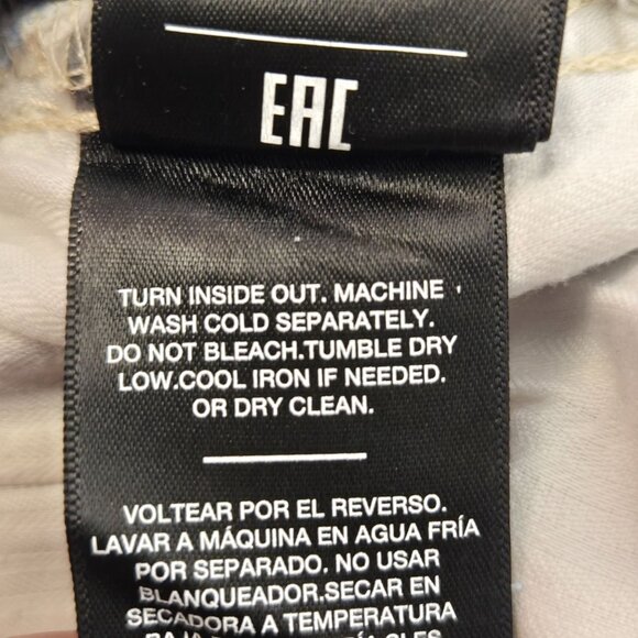 7 For All Mankind Maple Mid Rise Raw Edge Hem Cropped Skinny Jeans Size 30 NWT - Picture 12 of 12